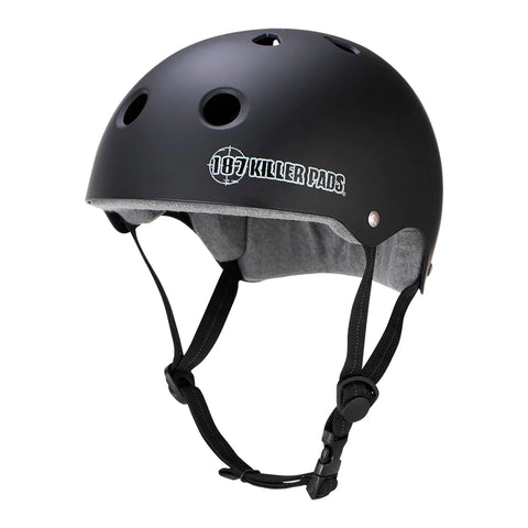 187 Killer Pads Pro Skate Helmet - Black Matte