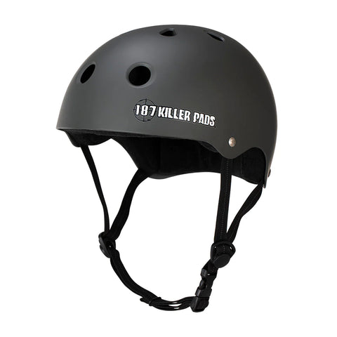 187 Killer Pads Pro Skate Helmet - Charcoal Matte