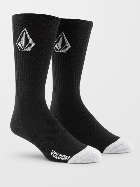 Volcom Full Stone Socks 3 Pack - Black