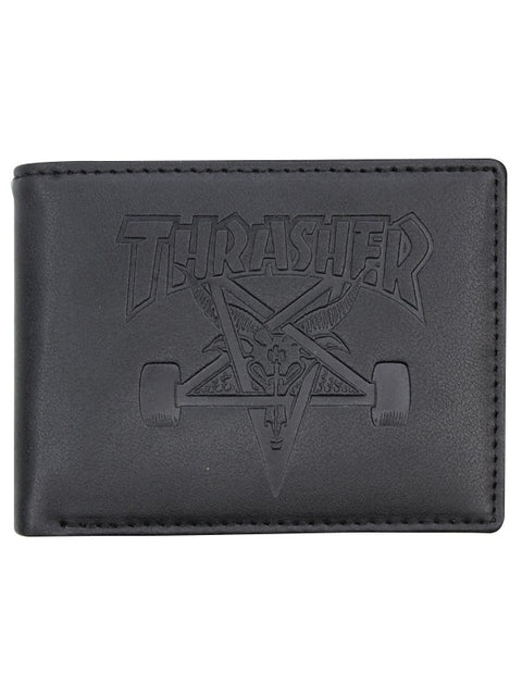 Thrasher Skategoat Leather Wallet - Black