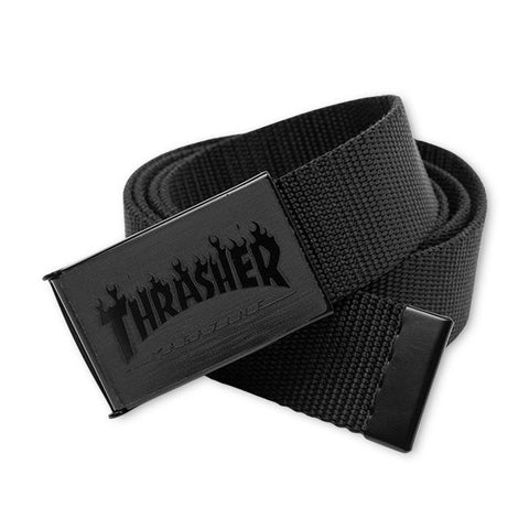 Thrasher Flame Bottle Belt - Black